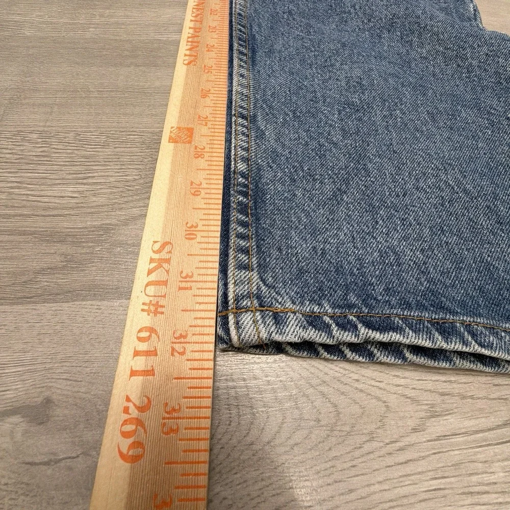 Vintage Levi's 550 Orange Tab Jeans Mens 35x32 USA Relaxed Tapered Medium Wash
